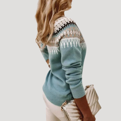 Damen Fair-Isle-Strickpullover