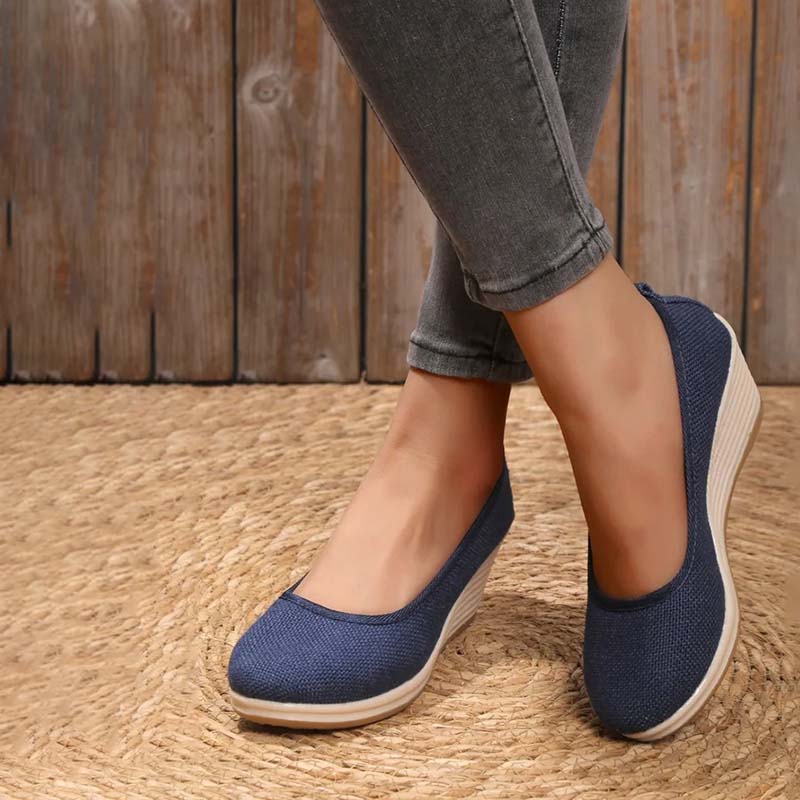 Eveloria Damen Keilschuhe Lässig