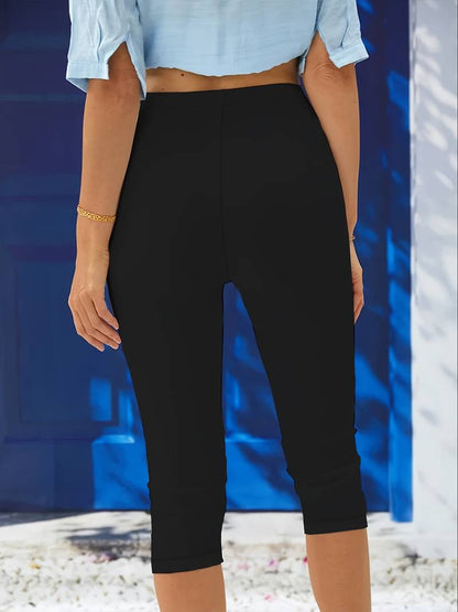 Damen Leggings Bequem Alltag