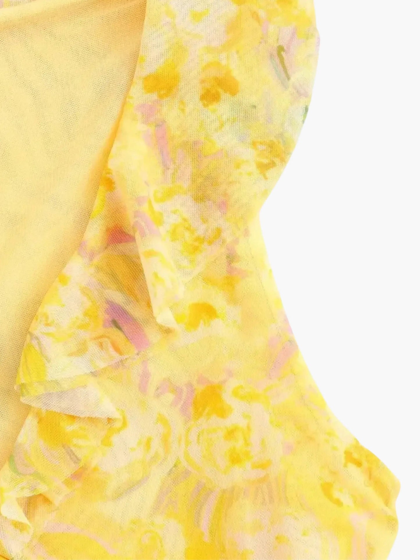 Fenja Damen Minikleid Geblümt Rüschendetails