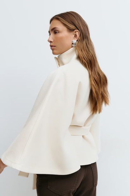 Damen Jacke Gürtel Weite Silhouette