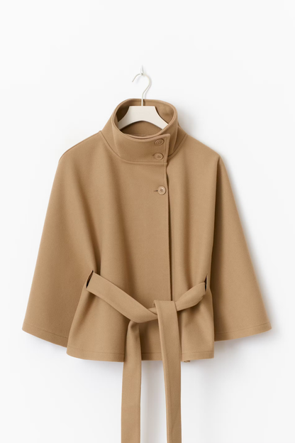 Damen Jacke Gürtel Weite Silhouette