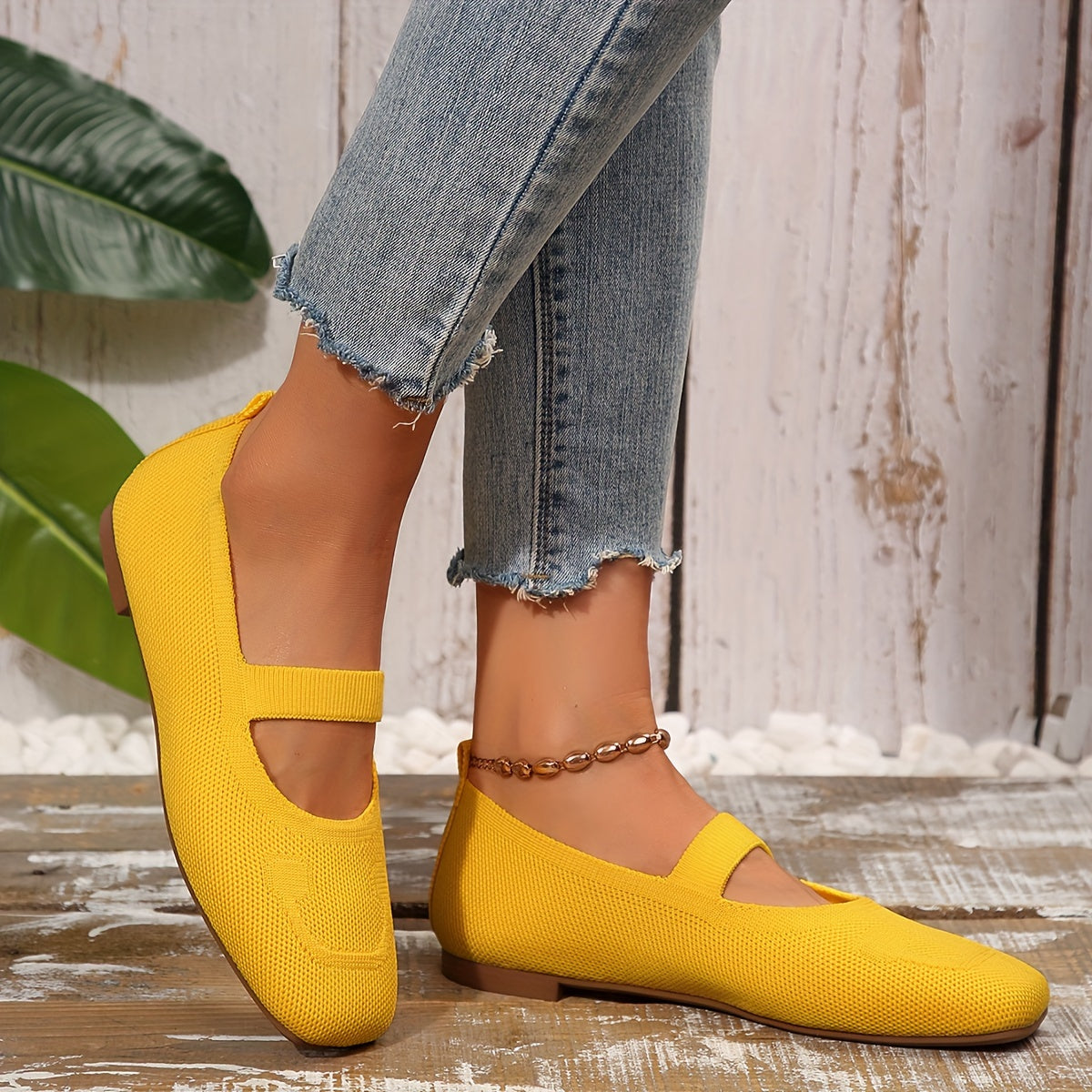 Eveloria Damen Ballerinas Einfarbig Schnürbar