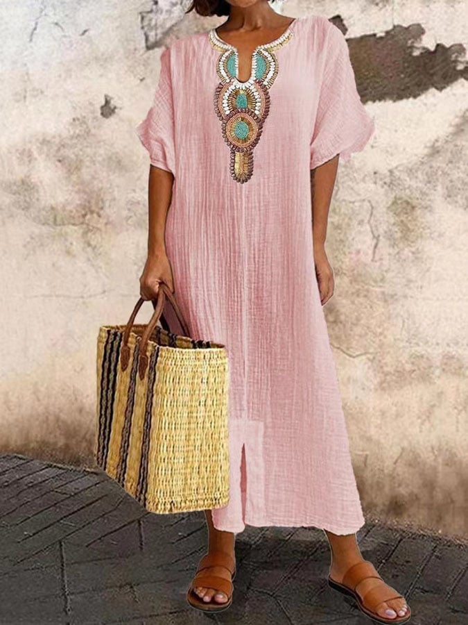 Eveloria Damen Kaftan-Kleid