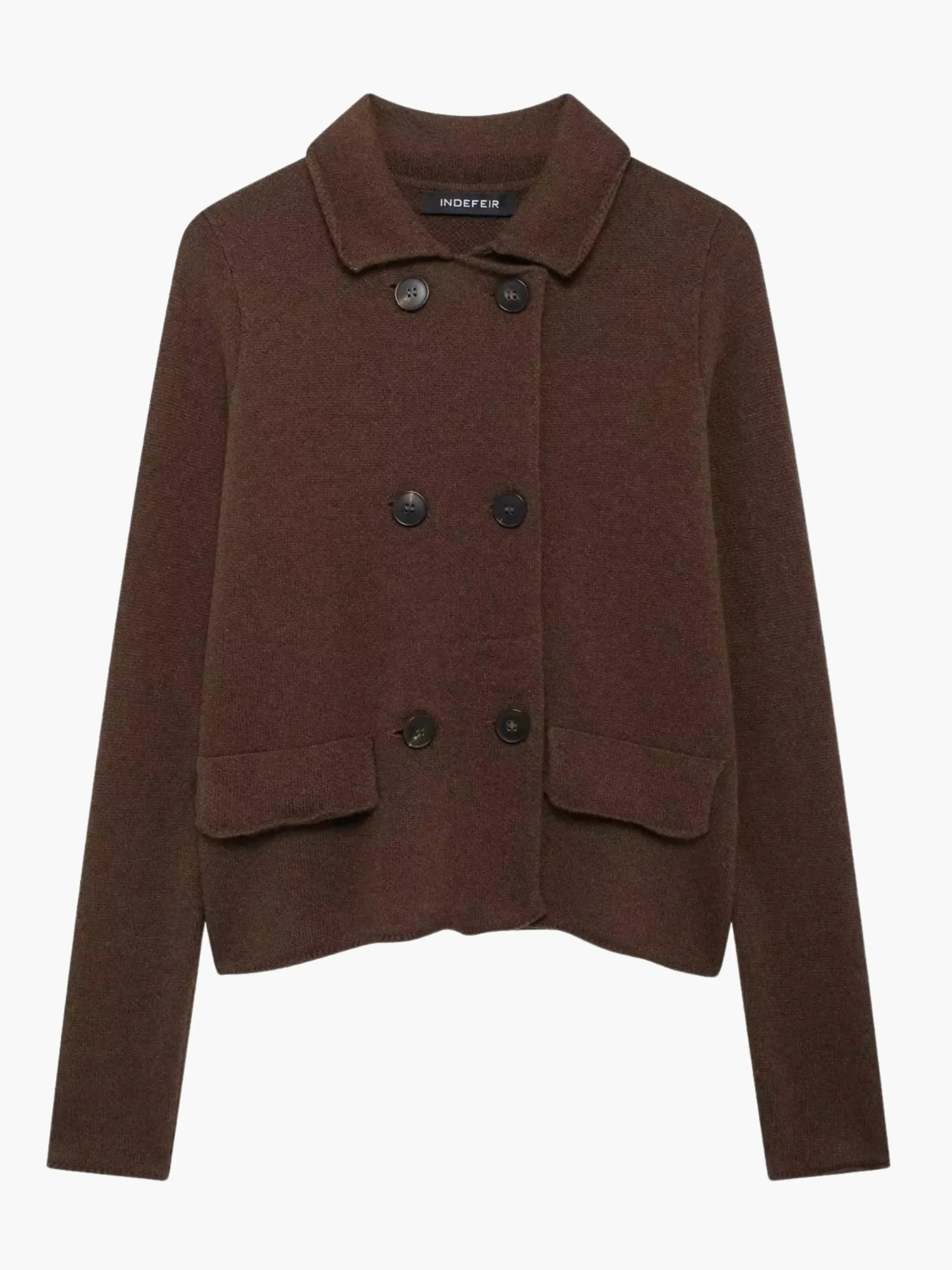 Damen Zweireihige Strickjacke - Norvielle