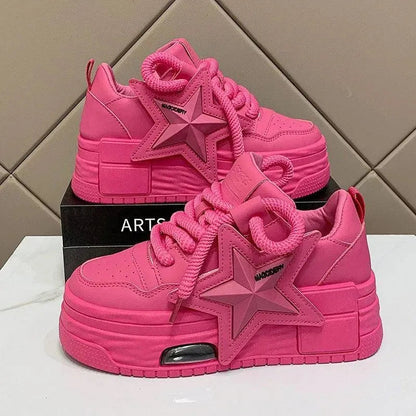 Damen Sneakers Plateau mit Stella