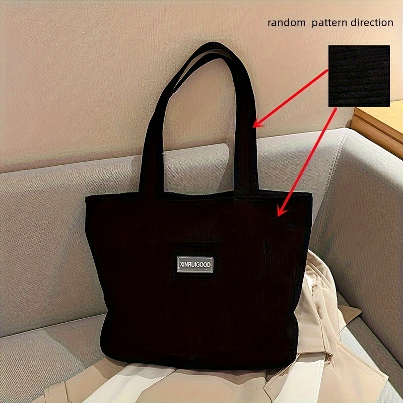 Eveloria Damen Cordtasche Elegant Braun