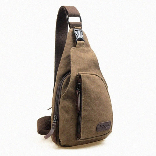 Herren Umhängetasche Klein Ledertasche Schwarz - Eveloria