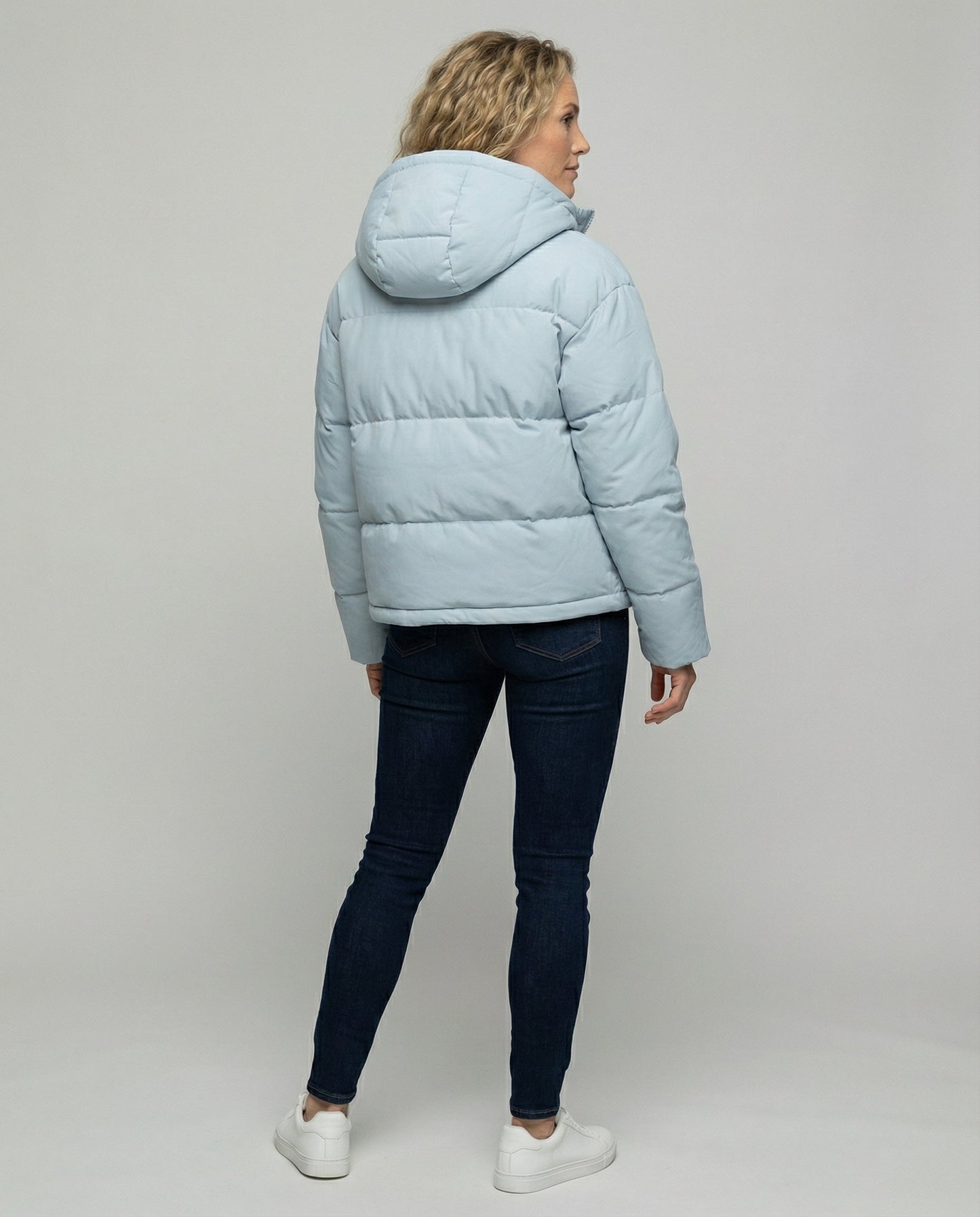 Damen Winterjacke Gepolstert Mit Kapuze