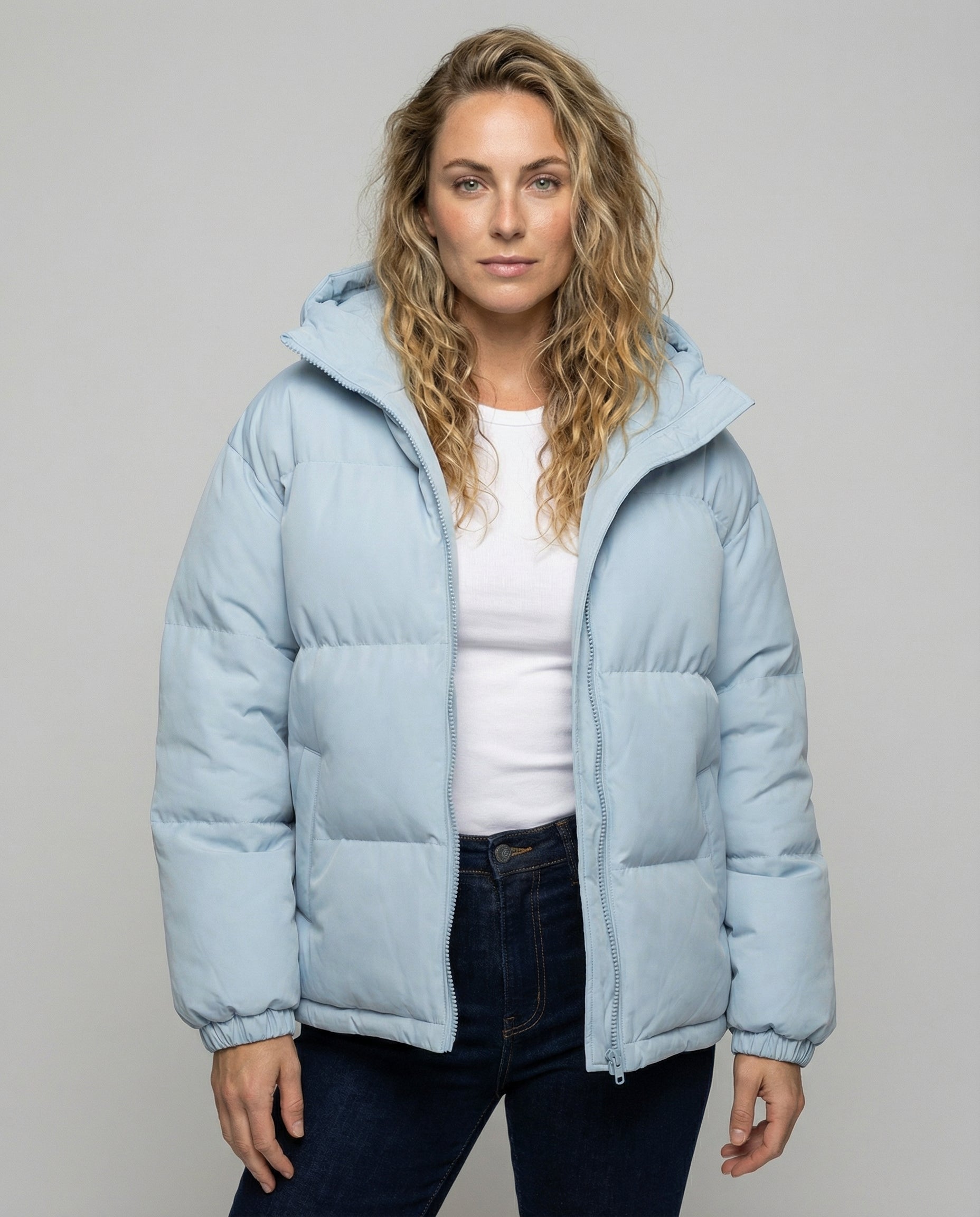 Damen Winterjacke Gepolstert Mit Kapuze - Eveloria