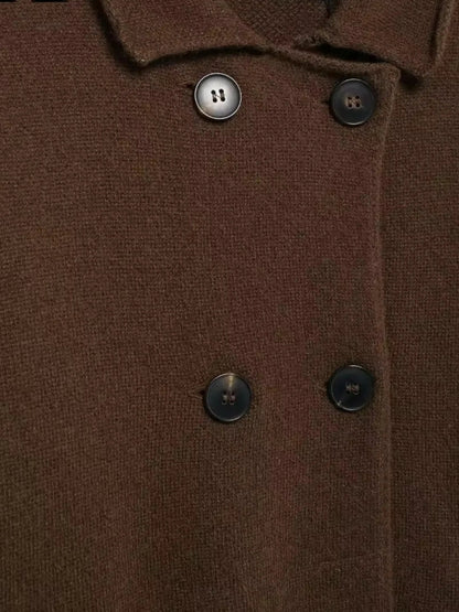 Damen Zweireihige Strickjacke