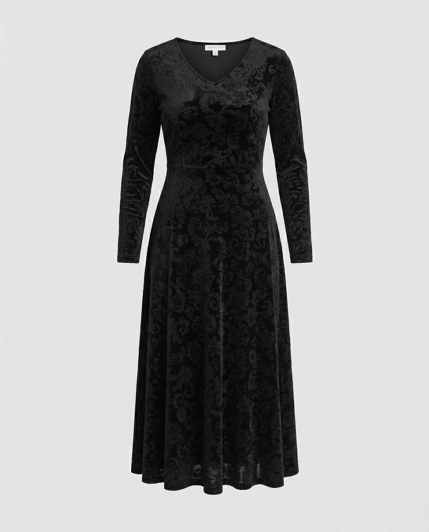 Figurschmeichelndes Damenkleid A-Linie