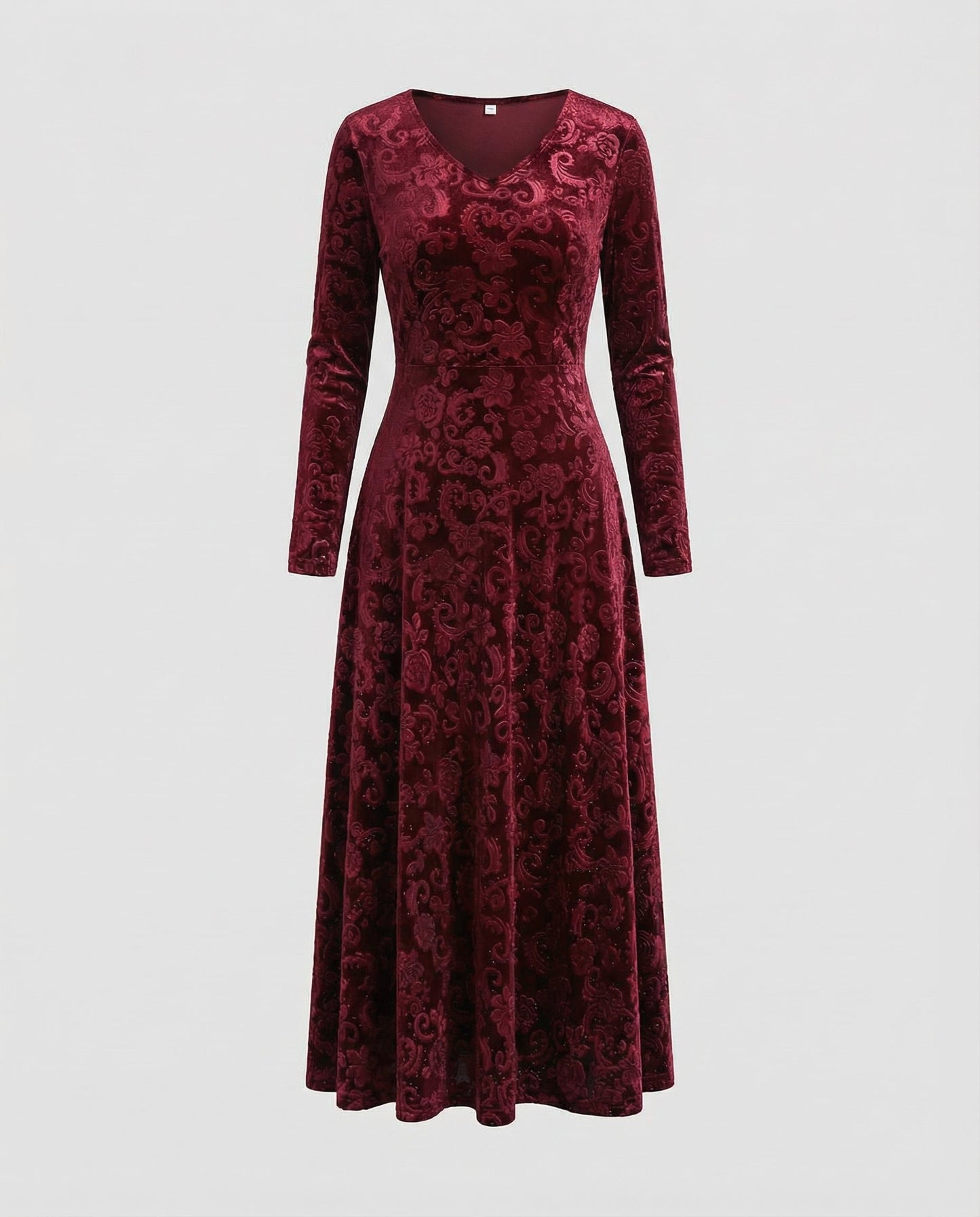 Figurschmeichelndes Damenkleid A-Linie