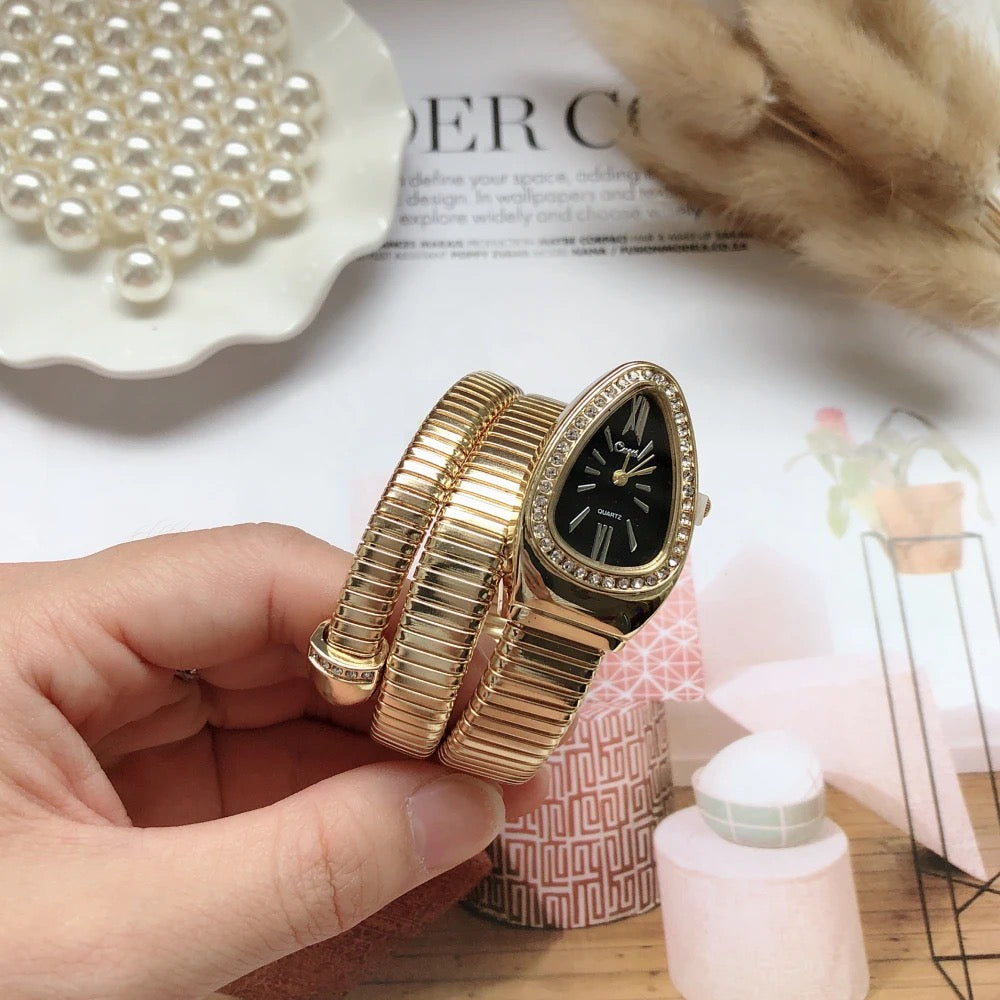 Eveloria Damen Armbanduhr Gold