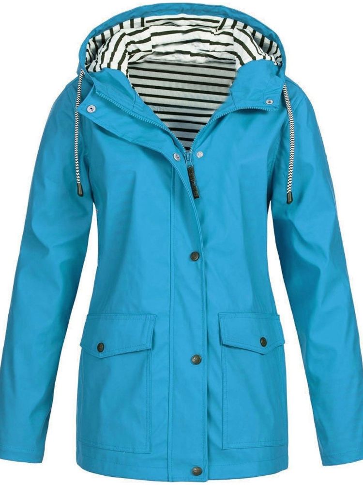 Eveloria Damen Regenjacke Wasser- und Winddicht