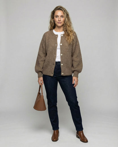 Damen Cashmere Cardigan