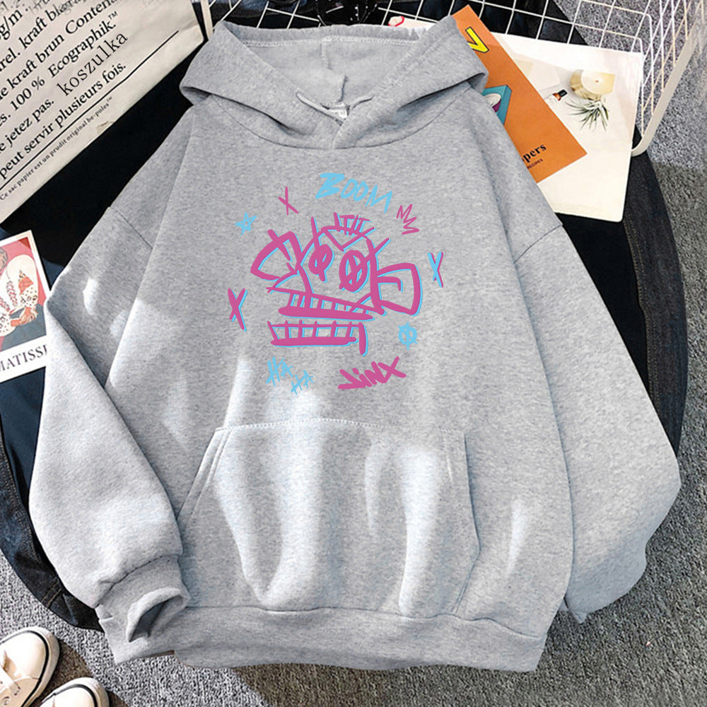 Eveloria Damen Hoodie Harajuku Stil Jinx Ekko