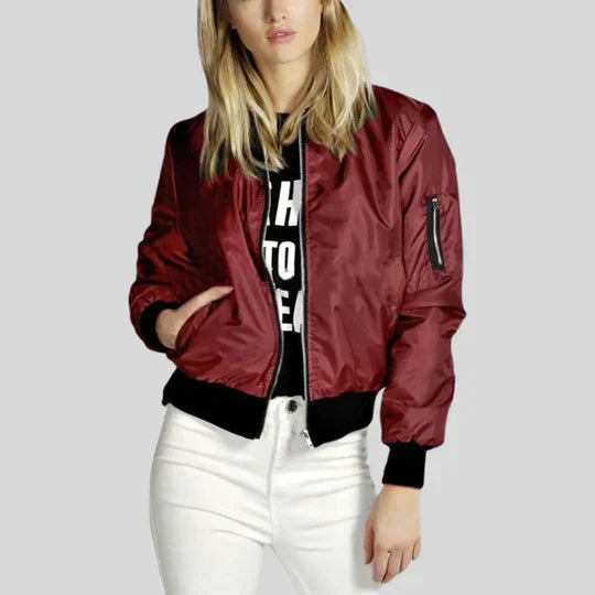 Eveloria Damen Jacke O-Ausschnitt