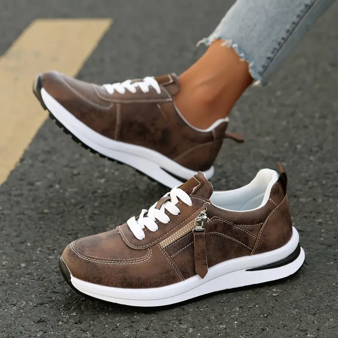 Eveloria Damen Orthopädische Sneaker Komfortschuhe