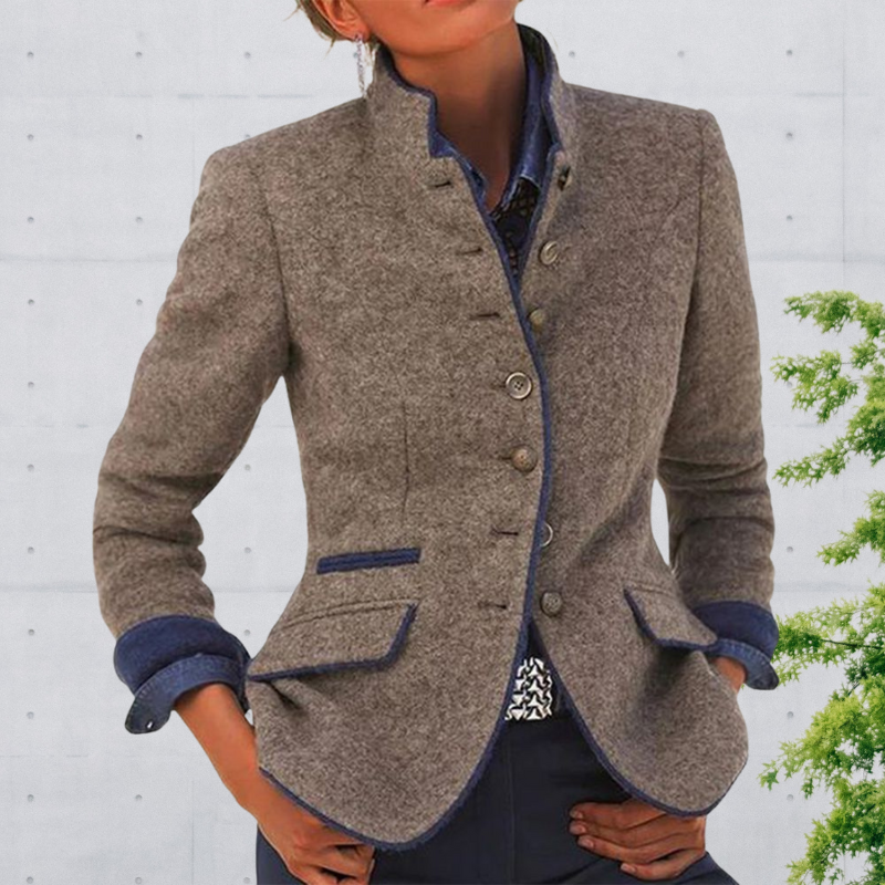 Eveloria Damen Blazer Taillierte Ausführung