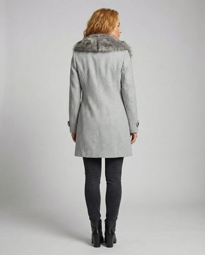 Damen Pelzmantel Elegantes Design