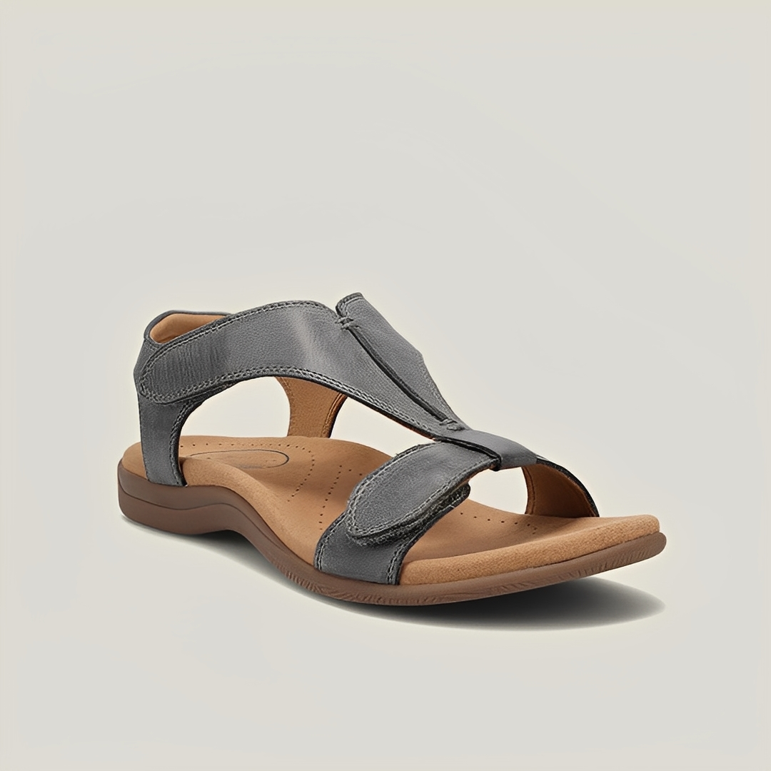 Damen Sommer-Sandalen Leicht Komfortabel Beige