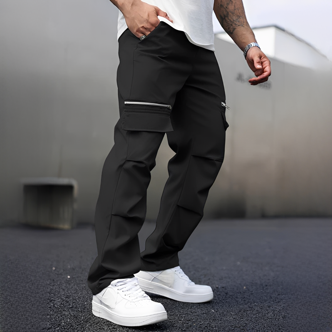 Herren Cargo-Hose Robust Bequem Mehrere Taschen