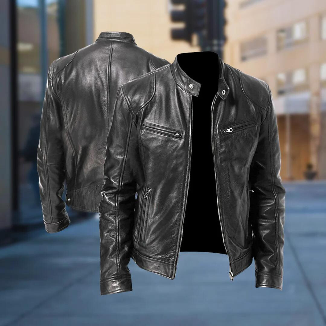 Herren Retro Winterjacke Kurz