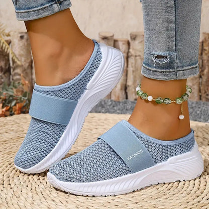 Eveloria Damen Orthopädische Slip On Schuhe Klettverschluss