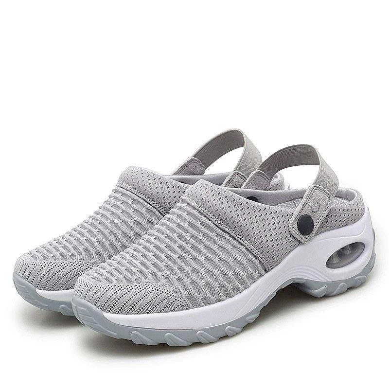 Eveloria Damen Orthopädische Laufschuhe Luftpolster Deutsches Leder