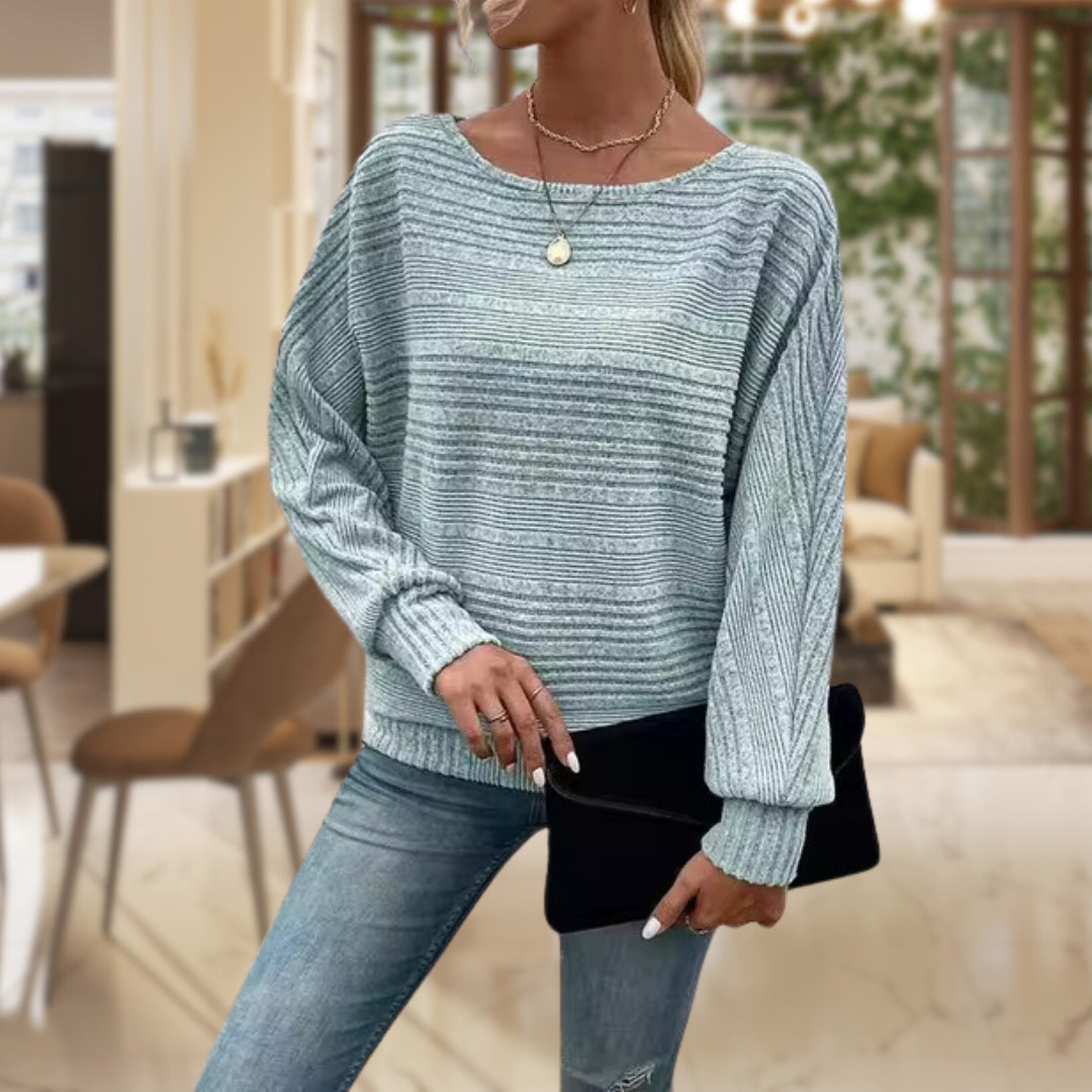 Damen Bequemer warmer Pullover