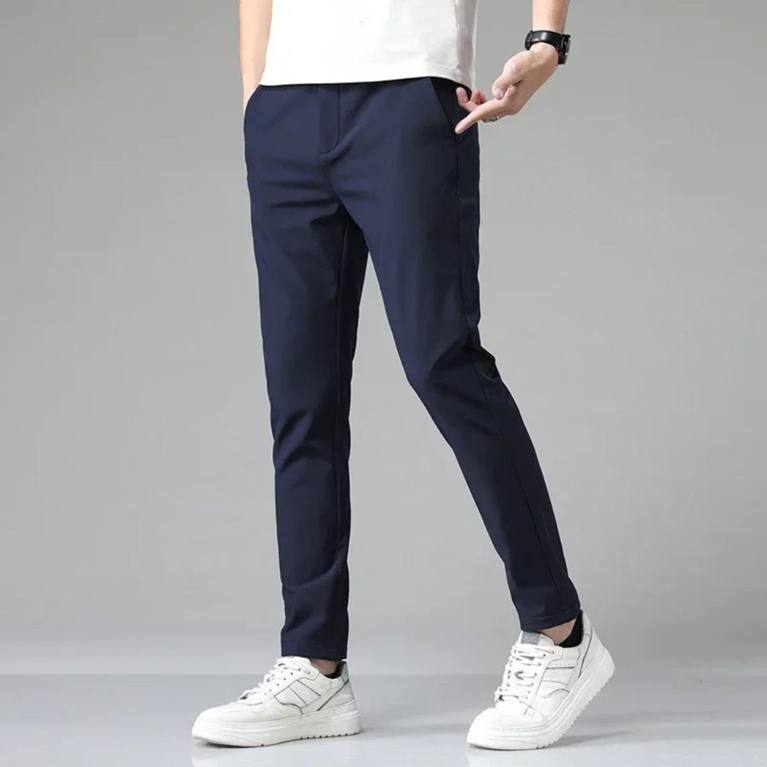 Herren Chino Hose Slim Fit Schmal