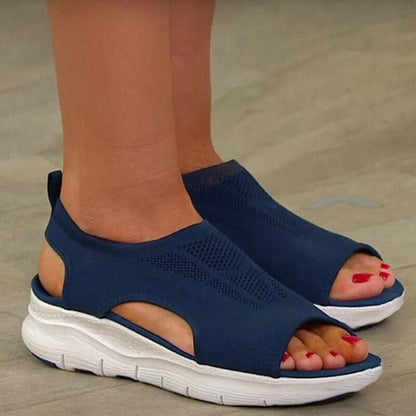 Damen Sandalen Offene Zehenpartie Bequem