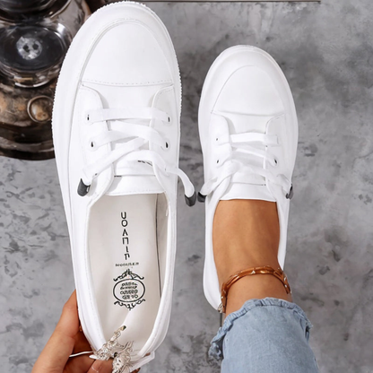 Damen Minimalistische Schnürsneaker