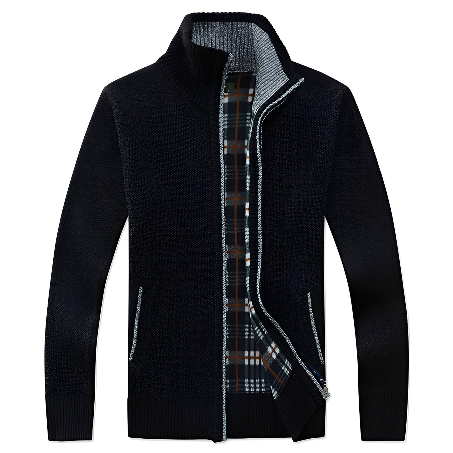 Herren Freizeitjacke Fleece-Futter
