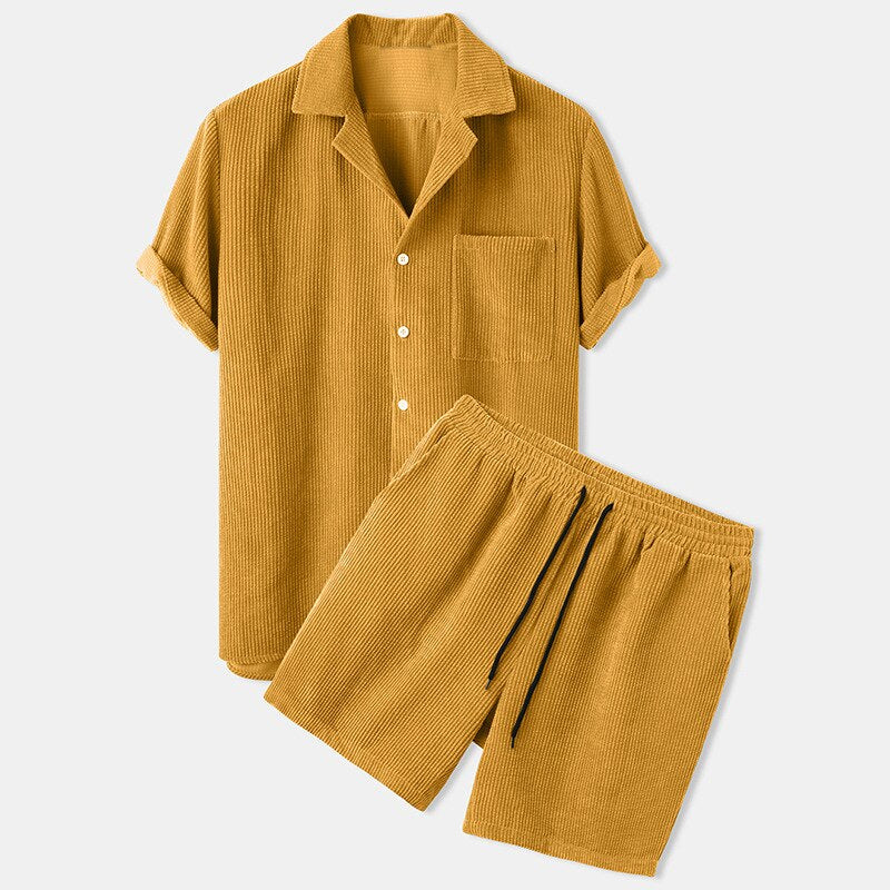 Herren Cordhosen Set