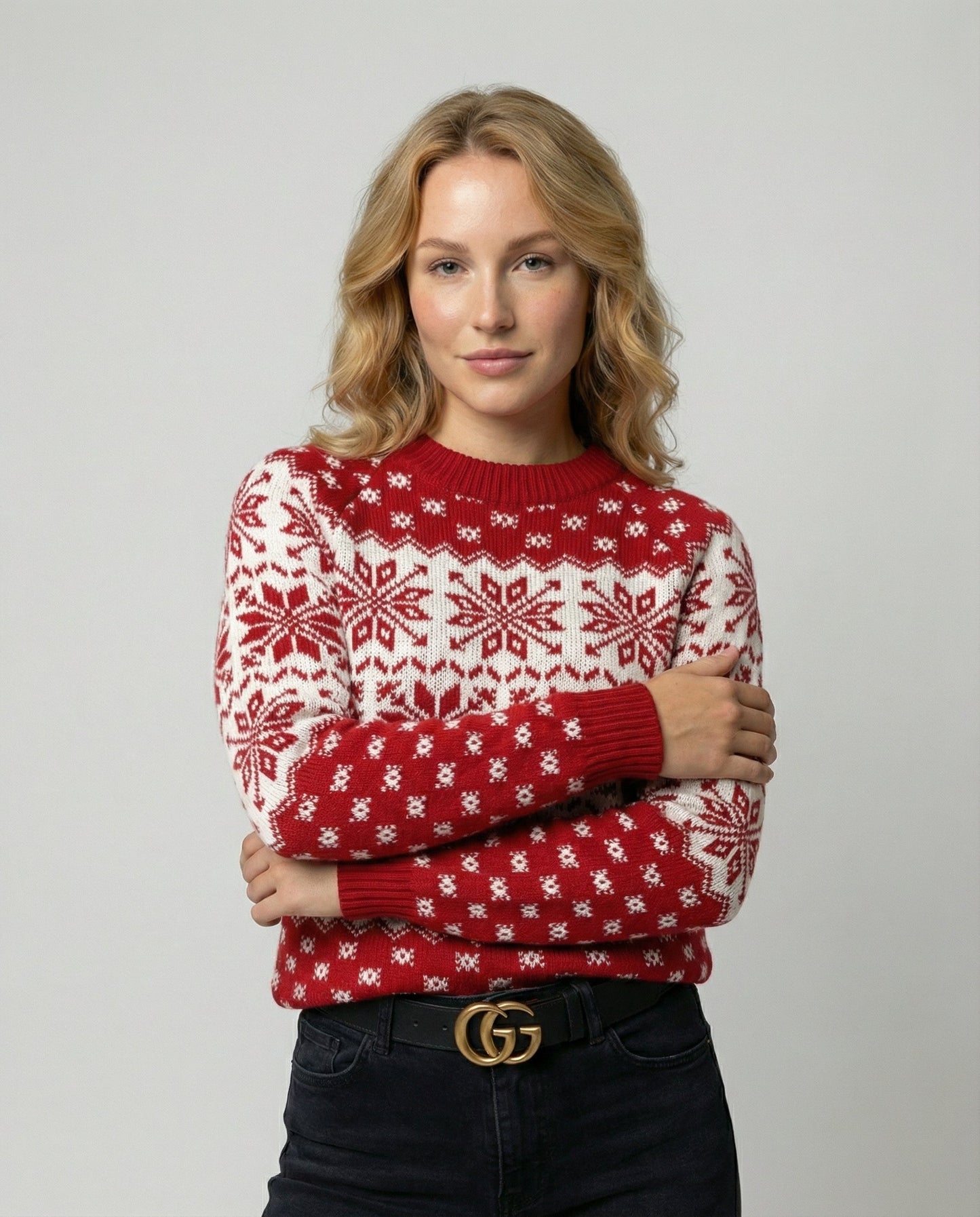 Damen Weihnachtsstrickpullover - Eveloria