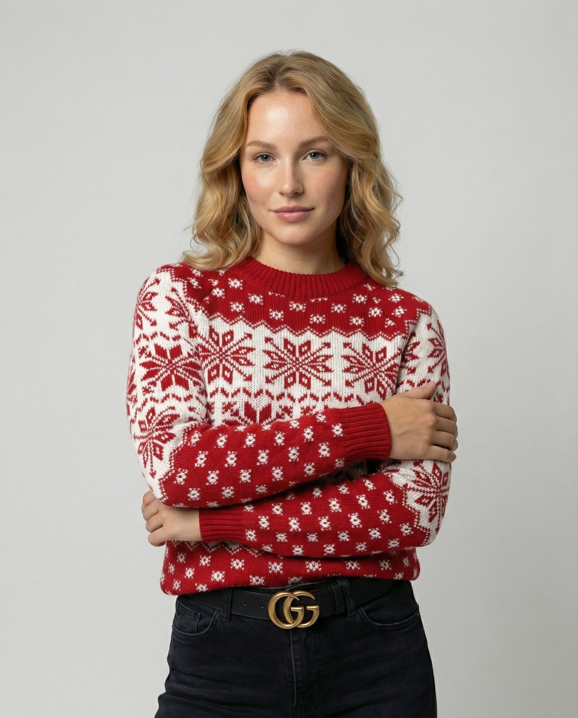Damen Weihnachtsstrickpullover - Eveloria