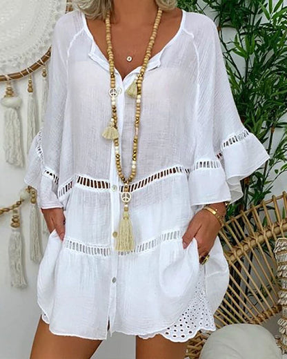 Eveloria Damen Boho Sommertunika