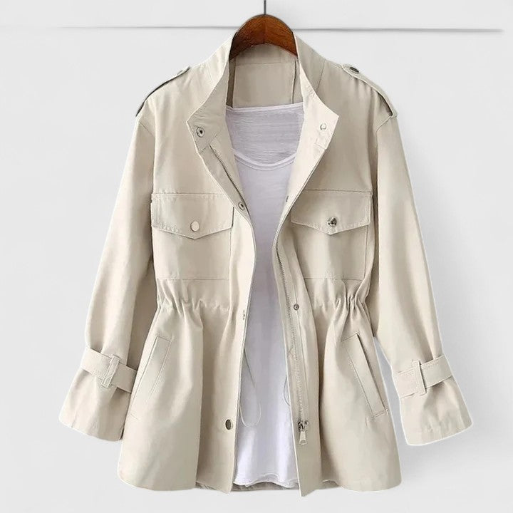 Damen Safari-Mantel Langarm