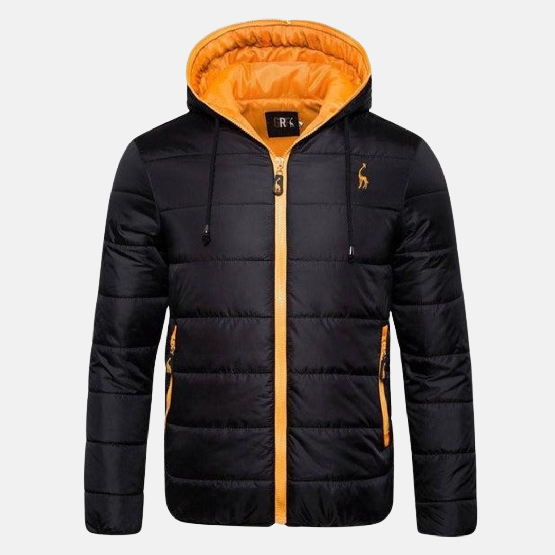 Eveloria Damen Steppdaunenjacke Mit Kapuze Wasserabweisend