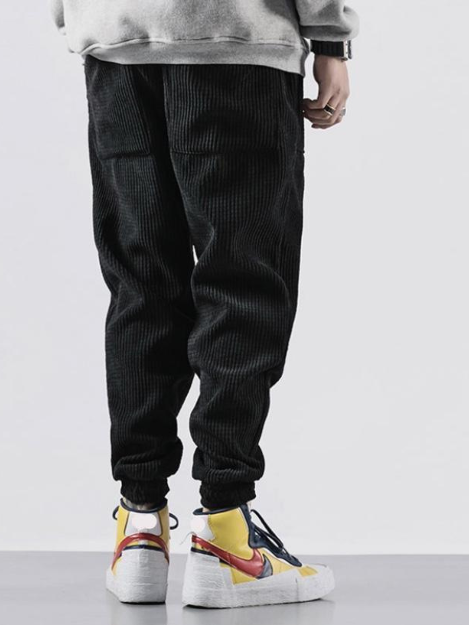 Eveloria Herren Jogginghosen Dehnbar Bequem Schwarz - Eveloria
