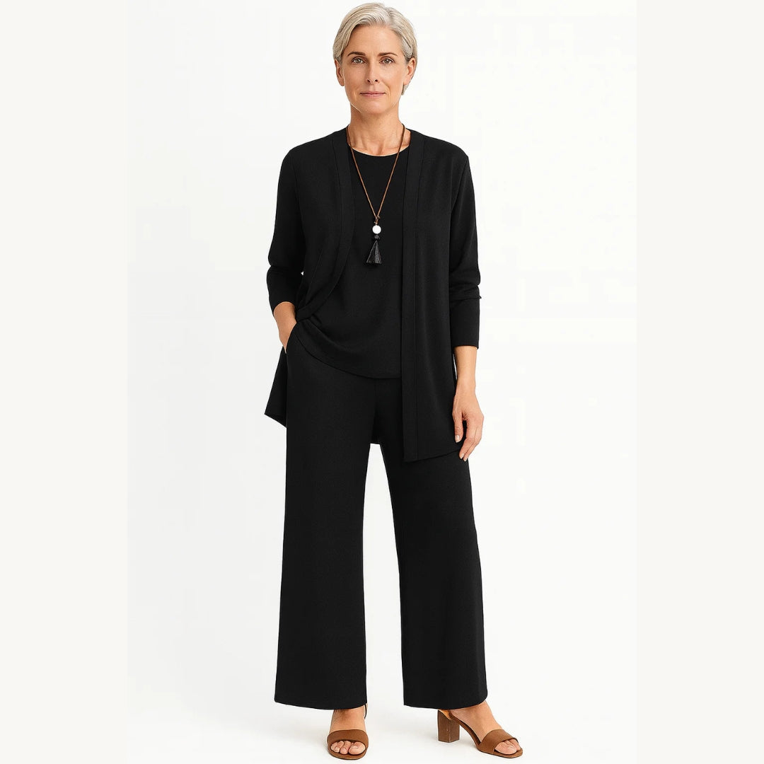 Damen Minimalistisches Lounge Set 3-teilig