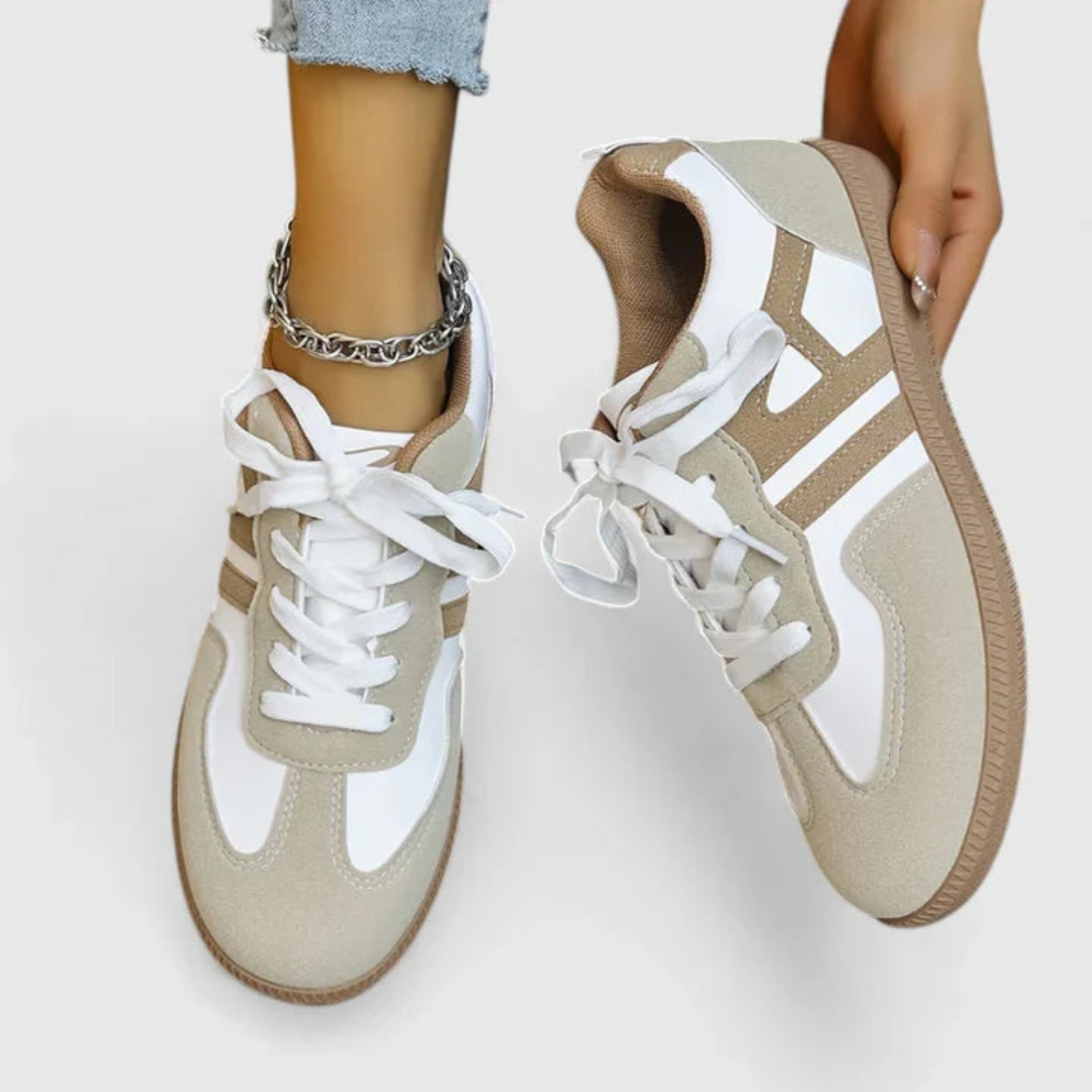 Damen Retro Schnür Sneaker