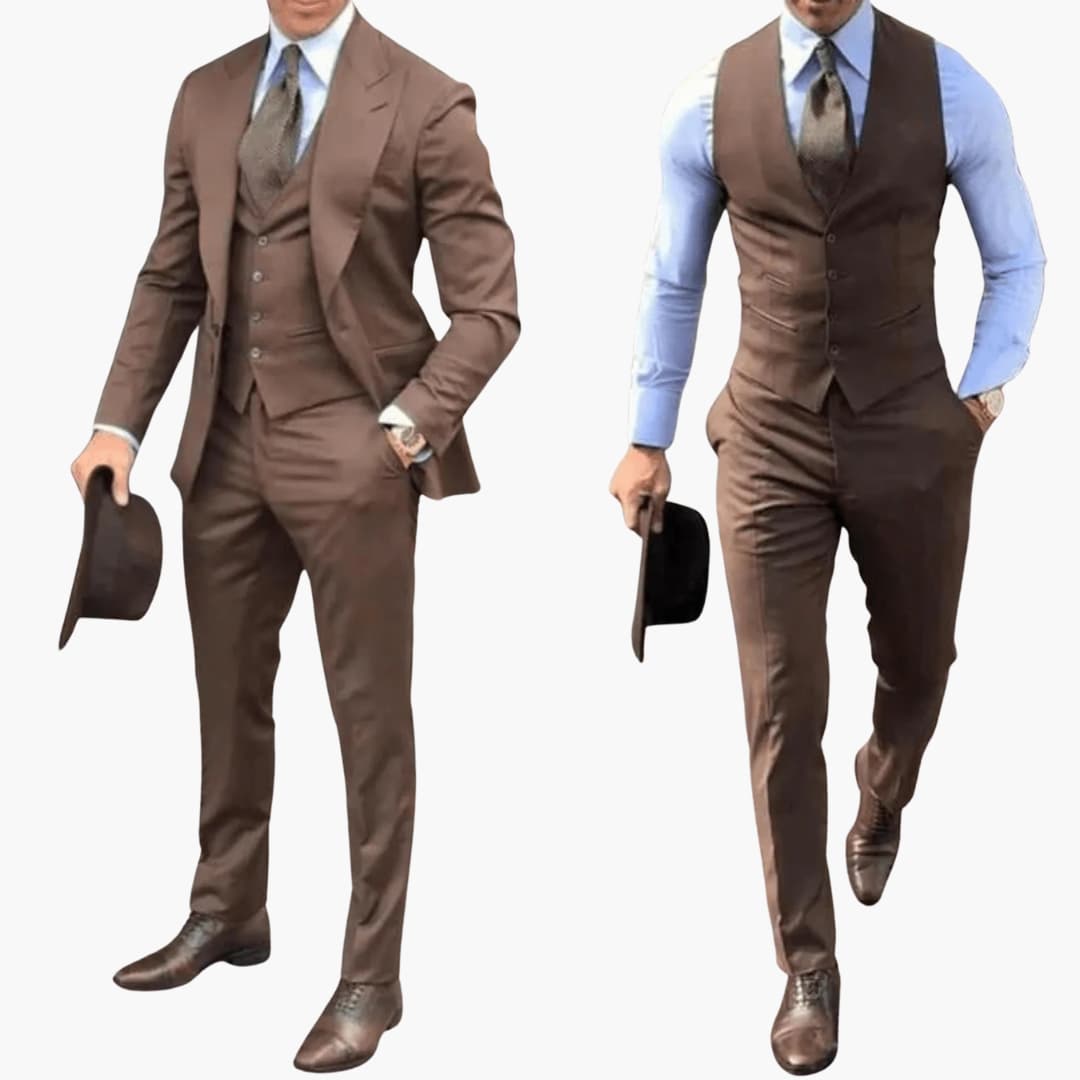Herren Anzug Dreiteilig Modern - Eveloria