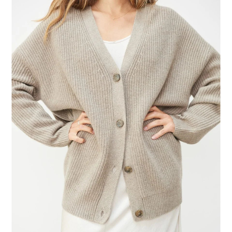 Eveloria Damen Cardigan Zopfmuster Fein - Eveloria