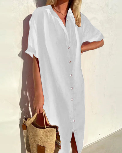Eveloria Damen Baumwollkleid