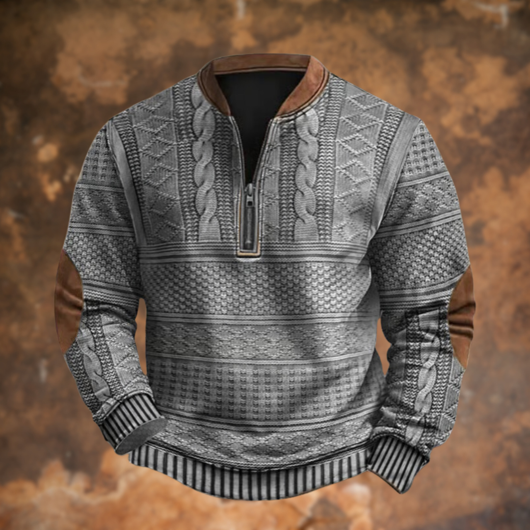 Herren Klassische Winterjacke Reißverschluss Fellfutter