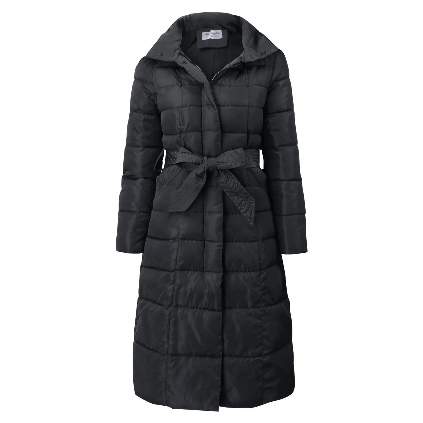 Damen Pufferjacke Elegantes Design Umlegekragen