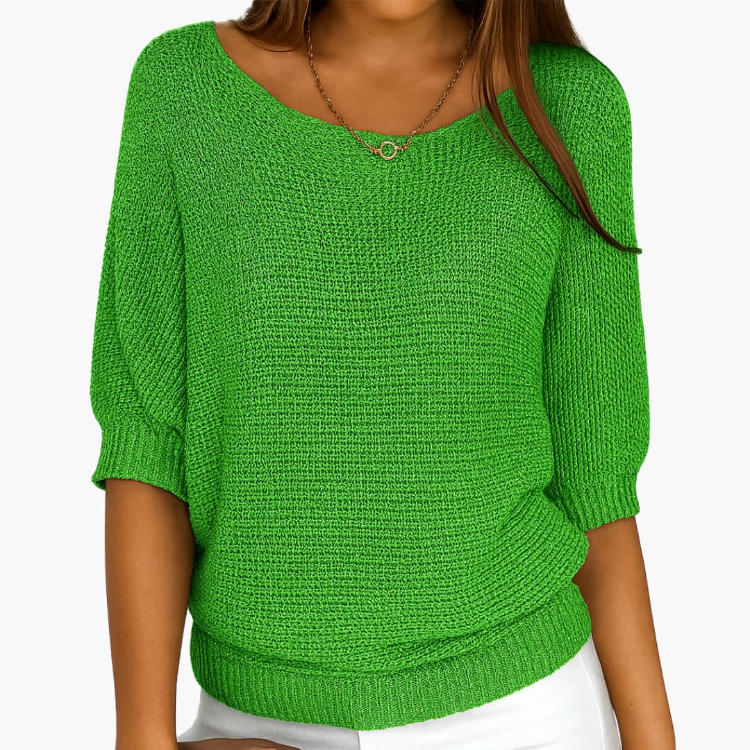 Damen Strickbluse Elegantes Design